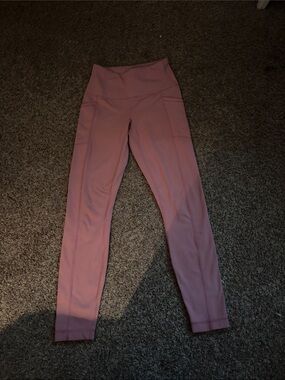 90 Degree By Reflex High-Waist Pink Leggings